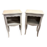 Pair of revamped bedside tables