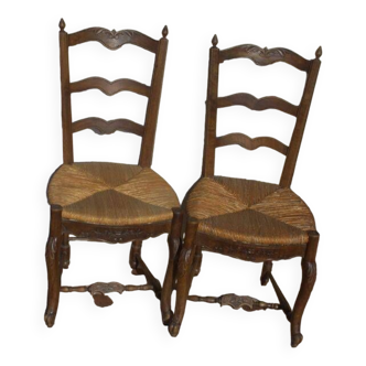 Lot de 2 chaises provençales