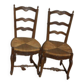 Set of 2 Provençal Chairs
