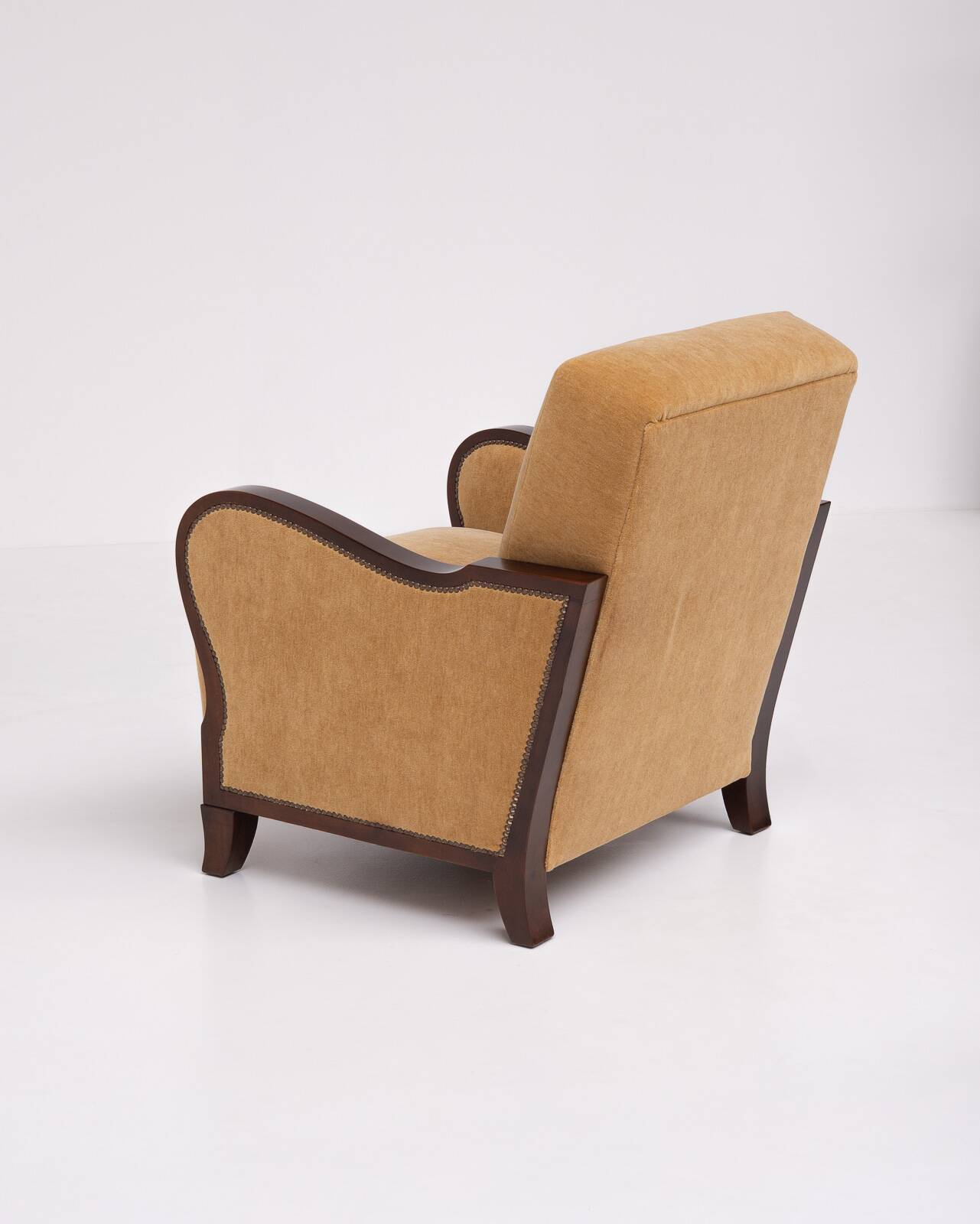Paire de fauteuils club Art Déco, années 1940