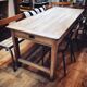 Farm table in walnut