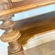 Console or dressing table in solid oak.