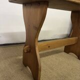 Ensemble table et 4 chaises en bois vintage