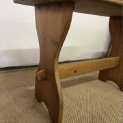 Vintage wooden table and 4 chairs set