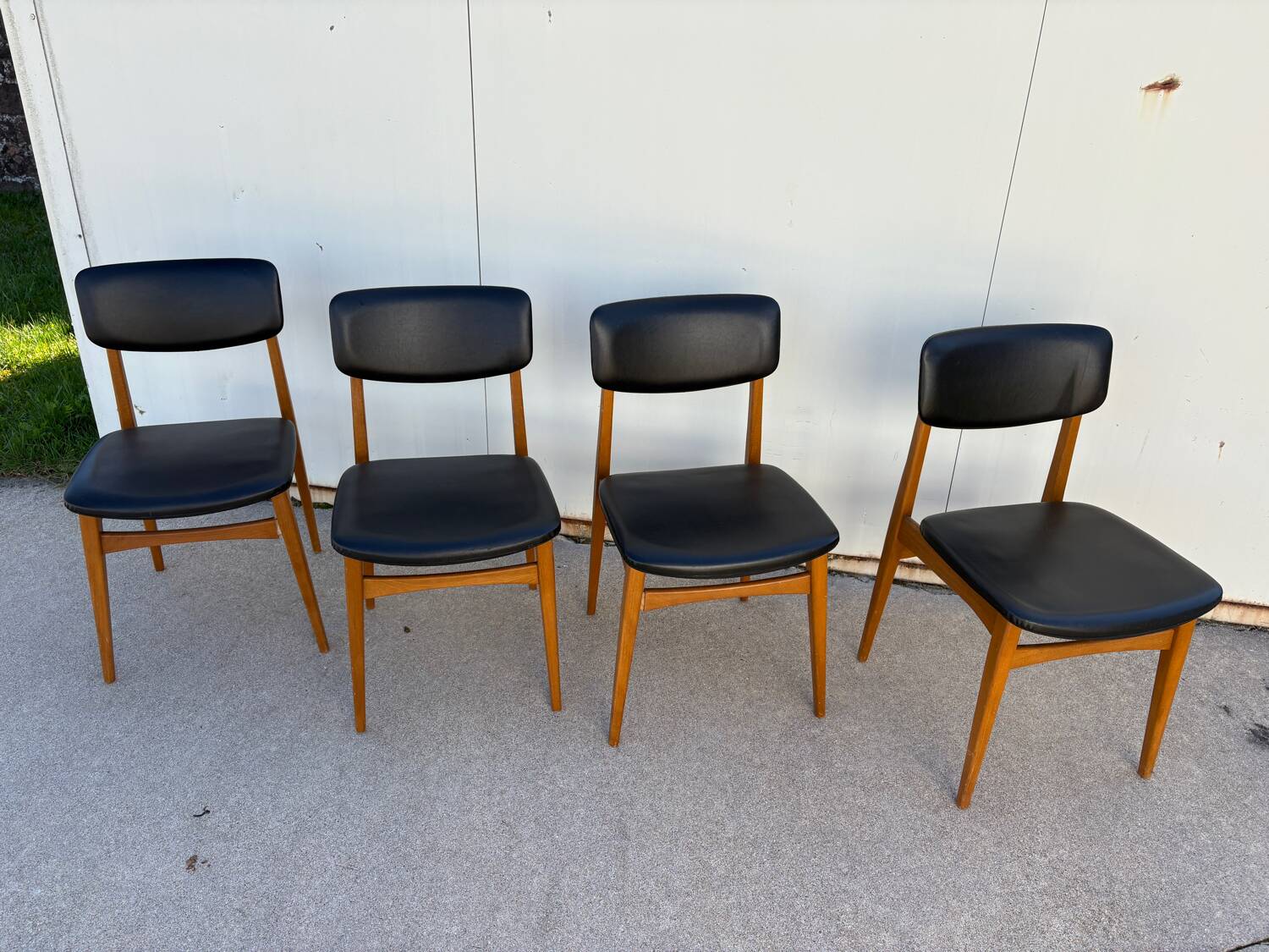 4 chaises vintage