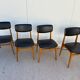 4 chaises vintage