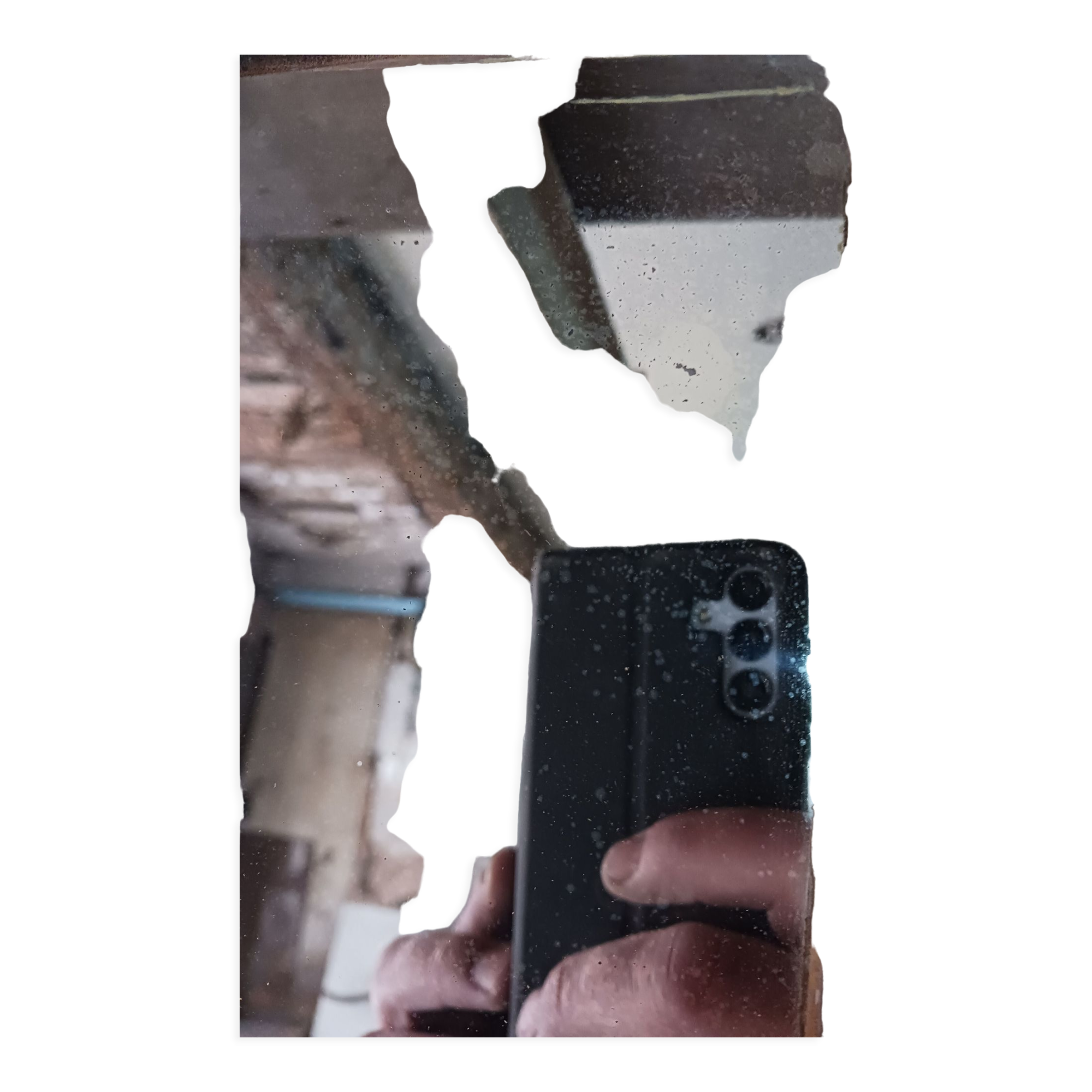 Very large rectangular coffee mirror, bistro XIX eme. 1.96 m/1.50