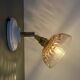 Vintage pink glass lampshade - tableware collection