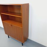 Vintage Scandinavian modernist style teak storage bookcase