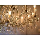 Supergrand chandelier with crystals 16 bulbs
