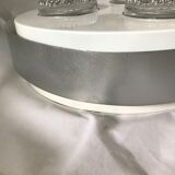 Round ceiling lamp white and grey Raak Holland