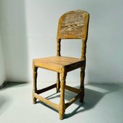 Chaise ancienne suédoise de style gustavien en pin du XVIIIe siècle