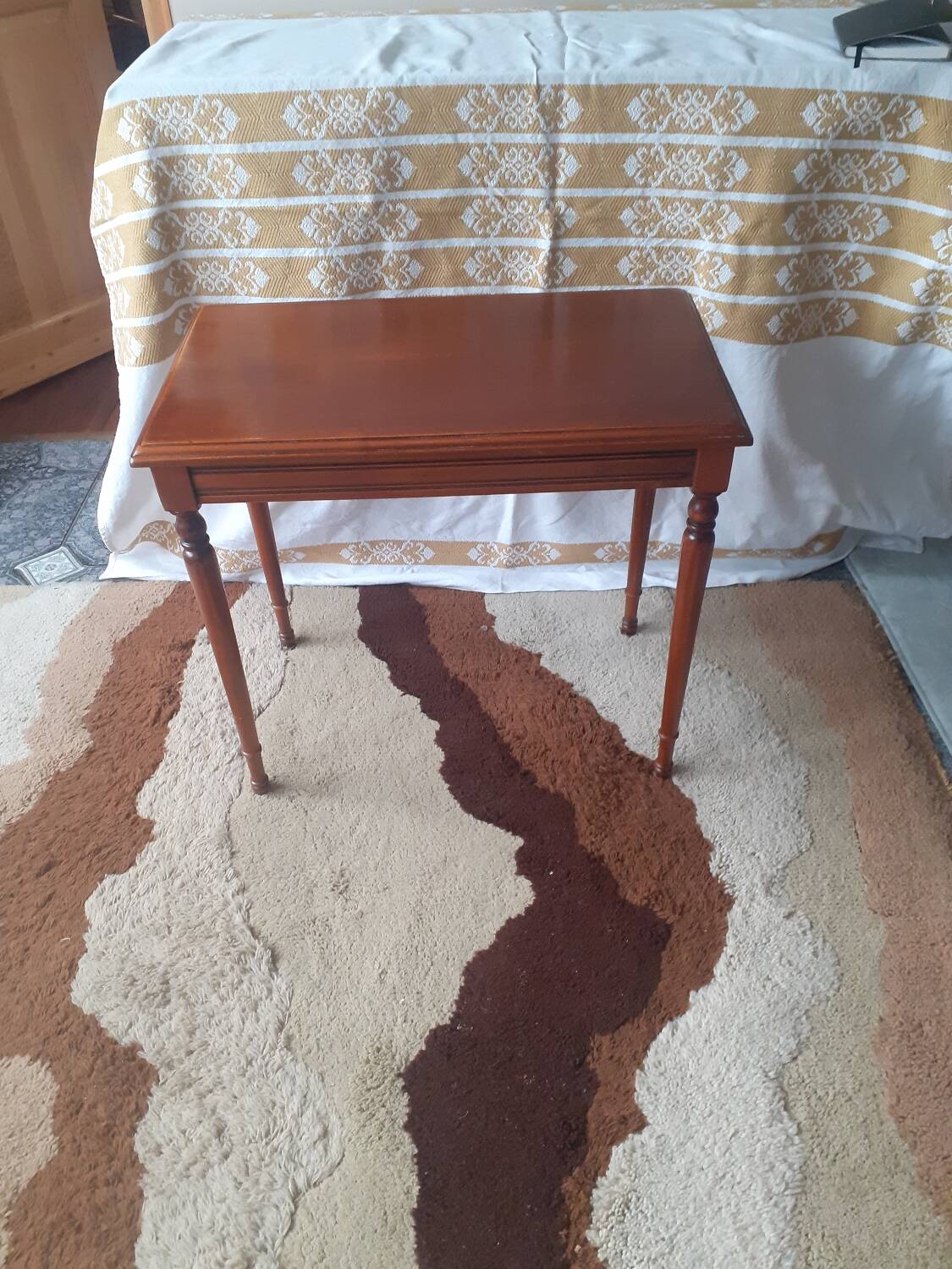 Wooden side table, 1970s