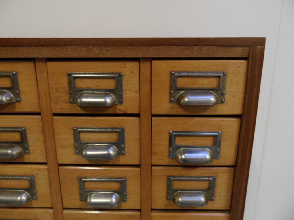 Vintage apothecary cabinet with 65 drawers