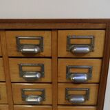 Vintage apothecary cabinet with 65 drawers