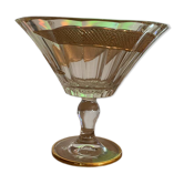 Crystal and gold cup