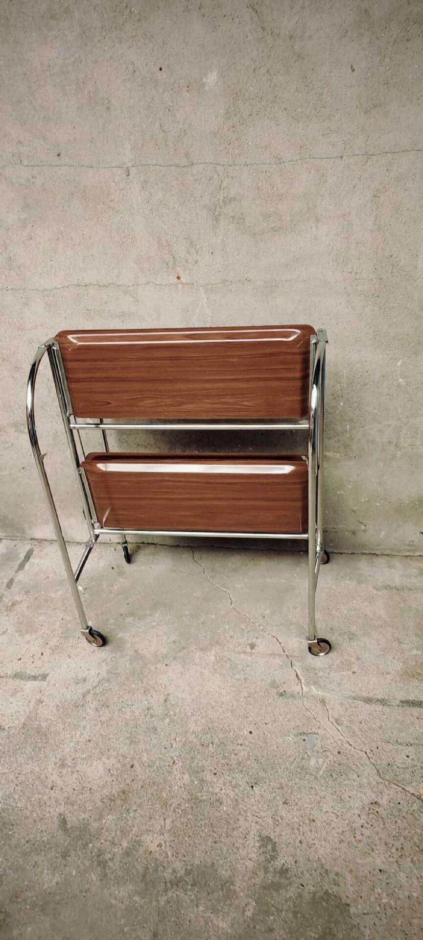 Rolling and folding table from the 70s.