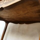 Secretary with marquetry library