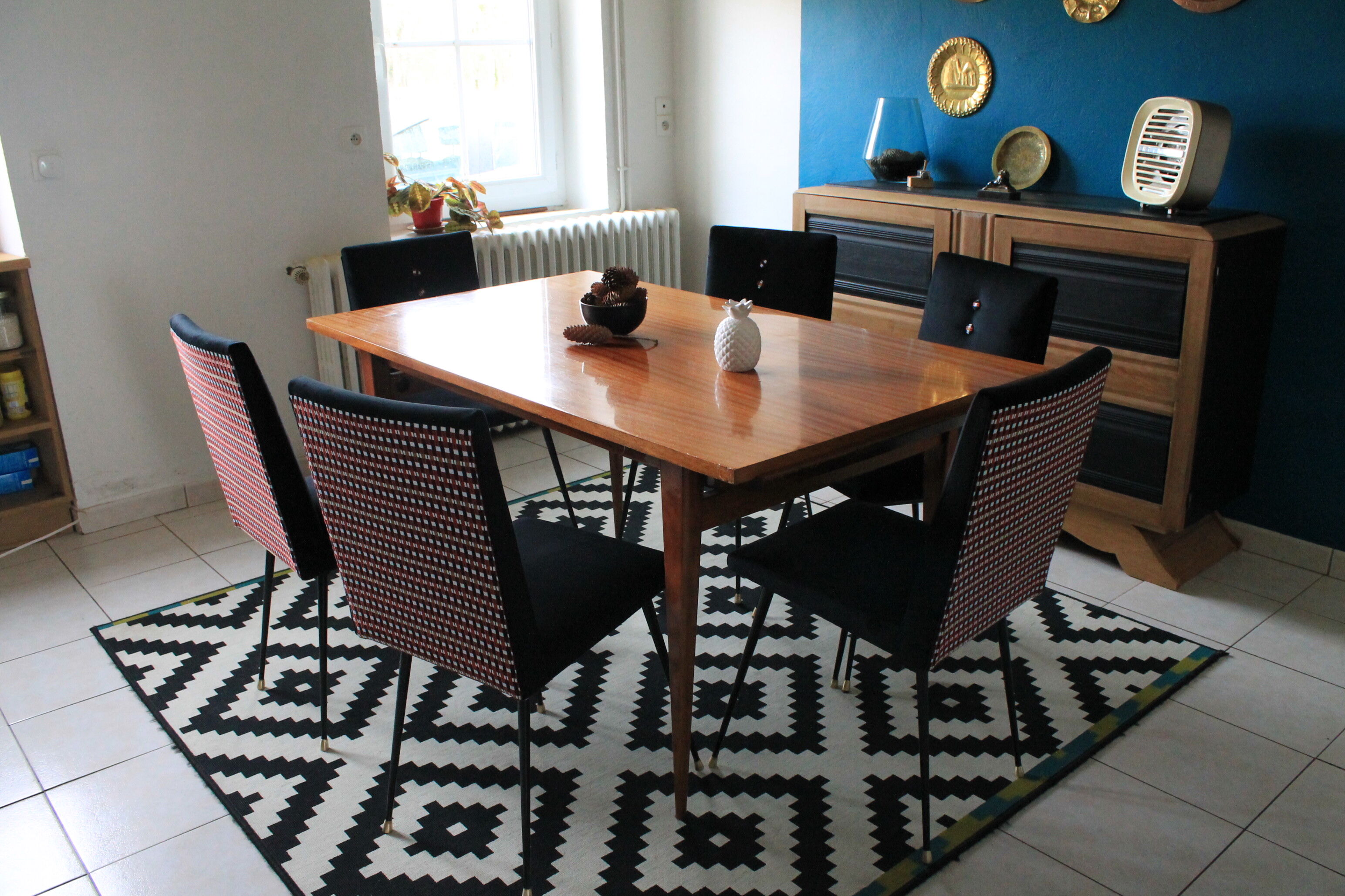 6 chairs 50s/60s restored