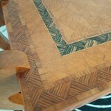 Table basse marquetée