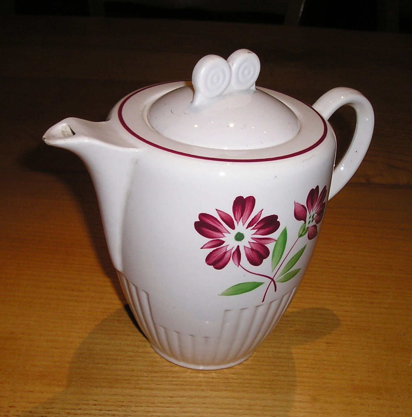 Coffee maker in faience Lunéville model Jacques