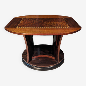 Art deco mahogany side table