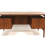 Bureau scandinave en teck"Model 75", Gunni Omann, Danemark, 1960