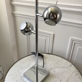 Modular eyeball lamp chrome 70s-80s