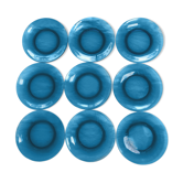 Vereco blue dessert plate set