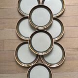 Stoneware dinner plates