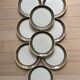 Stoneware dinner plates