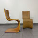 Lot de 4 chaises Contour par Alejandro Estrada pour Piegatto