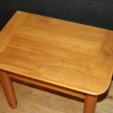 Pair of bedside tables with drawers in solid elm