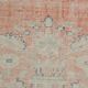 Tapis Oushak Vintage Corail Beige Pastel, 215x319 Cm