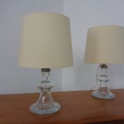 Glass table lamps by Michael Bang for Holmegaard, 1970s, set of 2.