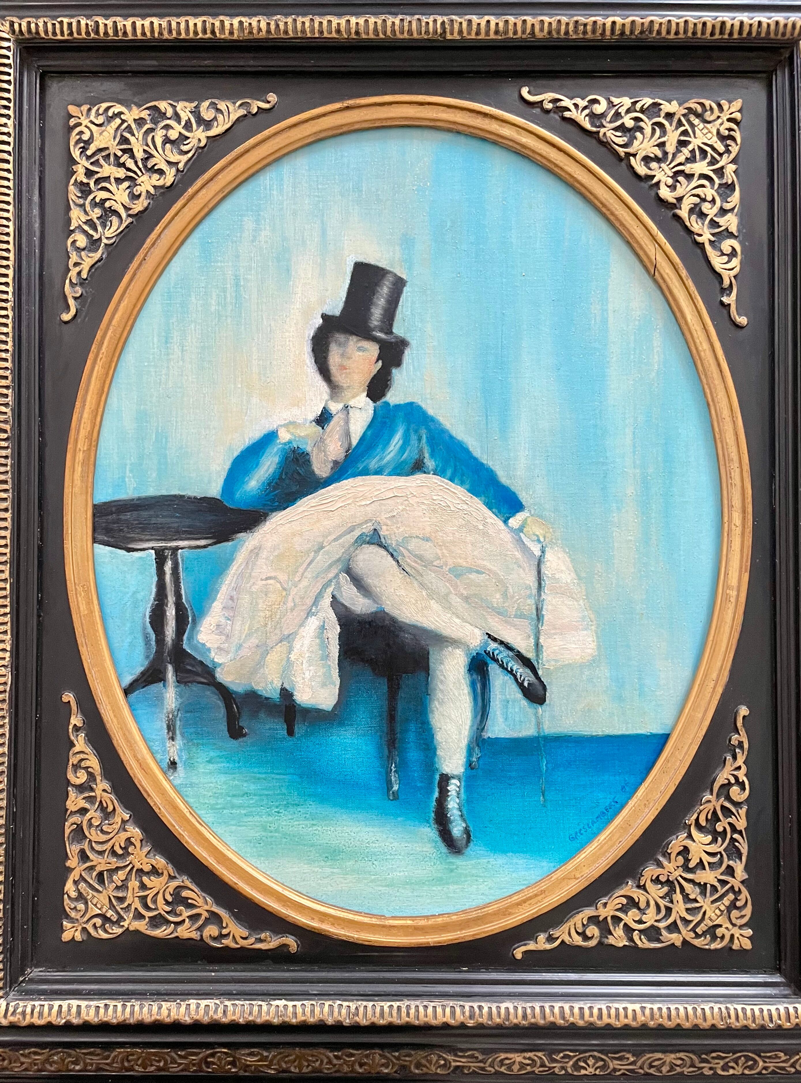 Oil on cardboard ' the amazon ́