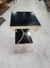 Small 2-tier metal and wooden stand 1960