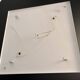Square wall light with white fabric diffuser, Italy 70s