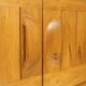 Two-door buffet in solid elm from Maison Regain, c. 1970.