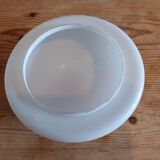 2 white opaline ceiling globes