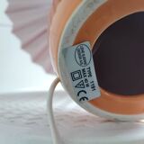Danish ceramic and fabric bedside lamp by Lene Bjerre