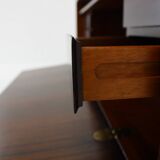 1960s Omann Jun Upcycled Bookcase Cabinet, Denmark