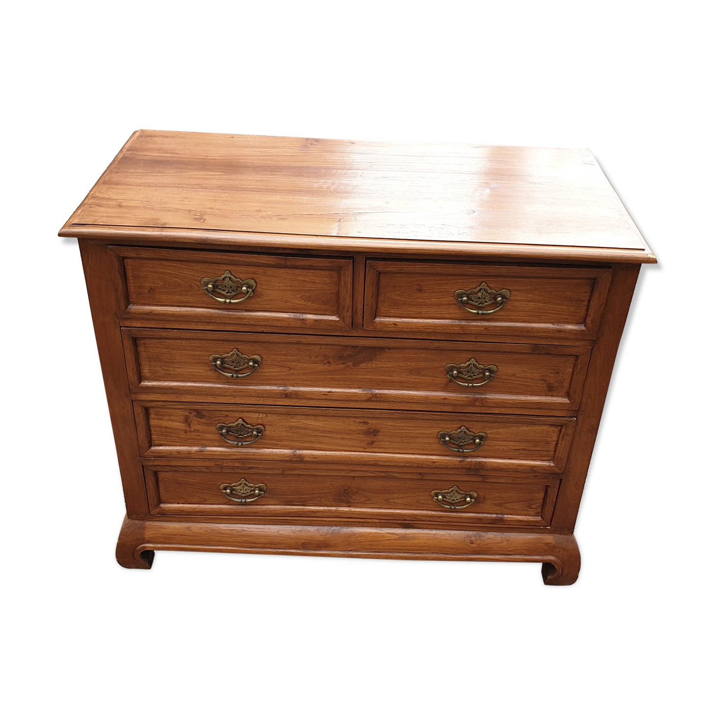 Chest of drawers 5 drawers solid oak