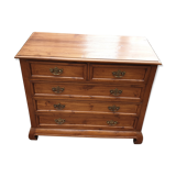 Chest of drawers 5 drawers solid oak