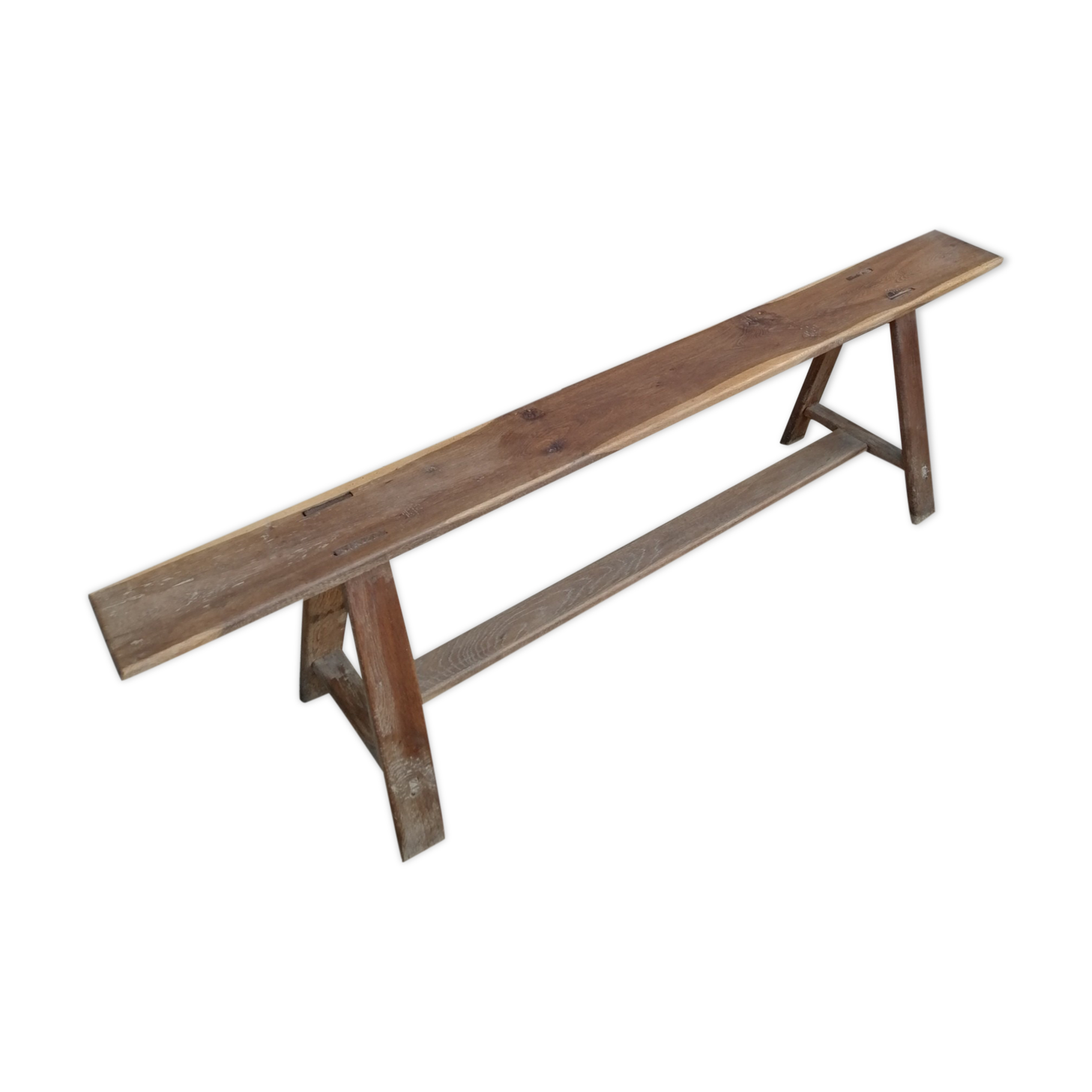 Long wooden bench 180cm