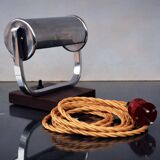 Art Deco Desk Chromed Lamp for Bankers