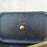 Boîte vintage judaïque Bayagi Israël en laiton émaillé et mosaïque décor poisson