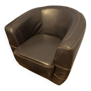 fauteuil club cabriolet cuir