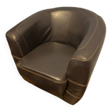 leather convertible club chair