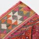Tapis Couloir Turc Géométrique, Tapis Tribal Vintage, 87x366 Cm
